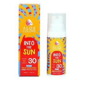 ALOECOLORS Into The Sun Face Sunscreen Tinted spf30 Αντηλιακό Προσώπου με Χρώμα 50ml