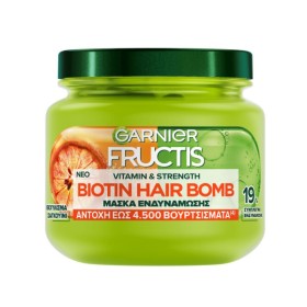 GARNIER Fructis Vitamin & Strength Biotin Hair Bomb Μάσκα Ενδυνάμωσης Μαλλιών 320ml