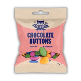 Healthy Co Chocolate Buttons Σοκολατένια Κουφετάκια Χωρίς Ζάχαρη & Γλουτένη 40g