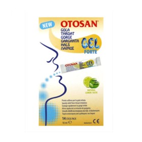 OTOSAN Throat Gel Forte για τον Πονόλαιμο για Ενήλικες & Παιδιά 1+ Ετών 14 Φακελίσκοι