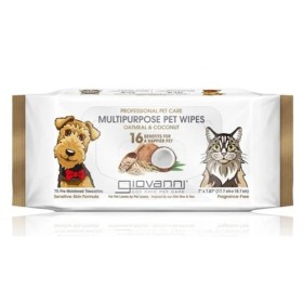 Giovanni Pet Multipurpose Wipes Πολυχρηστικά Υγρά Μαντηλάκια για Σκύλους & Γάτες με Χυλό Βρώμης & Καρύδα 75 Τεμάχια Giovanni Pet Multipurpose Wipes Πολυχρηστικά Υγρά Μαντηλάκια για Σκύλους & Γάτες με Χυλό Βρώμης & Καρύδα 75 Τεμάχια