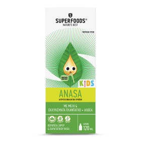 SUPERFOODS Anasa Kids Children's Syrup for Dry & Productive Cough 120ml