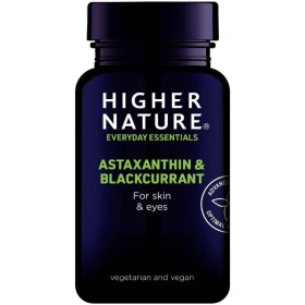Higher Nature Astaxanthin & Blackcurrant για Προστασία των Κυττάρων από το Οξειδωτικό Στρες 90 Κάψουλες Higher Nature Astaxanthin & Blackcurrant για Προστασία των Κυττάρων από το Οξειδωτικό Στρες 90 Κάψουλες