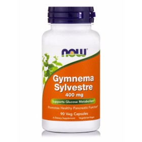 NOW Gymnema Sylvestre 400 mg Συμπλήρωμα για το Ήπαρ 90 Μαλακές Κάψουλες