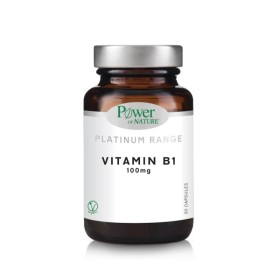 Power Health Platinum Range Vitamin B1 100mg για το Νευρικό Σύστημα 30 Φυτικές Κάψουλες