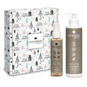 Messinian Spa Promo Γαλάκτωμα Σώματος Spicy Vanilla 300ml & Hair & Body Mist Μαλλιών & Σώματος Spicy Vanilla 100ml