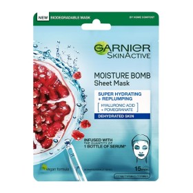 GARNIER Υφασμάτινη Μάσκα Ενυδάτωσης Προσώπου Mε Ρόδι & Υαλουρονικό Οξύ 28gr