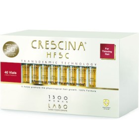CRESCINA HFSC Transdermic Complete 1300 Woman Αμπούλες Μαλλιών κατά της Τριχόπτωσης Προχωρημένο Στάδιο για Γυναίκες 40x3.5ml