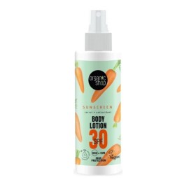 ORGANIC SHOP Sunscreen Carrot & Antioxidant SPF30 Αντηλιακή Λοσιόν για το Σώμα σε Spray 150ml