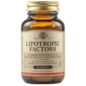 SOLGAR Lipotropic Factors 50 Tablets