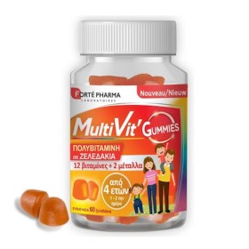Forte Pharma Multivit Gummies Βιταμίνη για Ενέργεια 60 Τεμάχια Forte Pharma Multivit Gummies Βιταμίνη για Ενέργεια 60 Τεμάχια