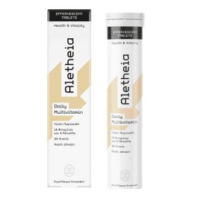 Aletheia Daily Multivitamin Πολυβιταμίνη για την Φυσιολογική Λειτουργία του Οργανισμού 20 Αναβράζοντα Δισκία