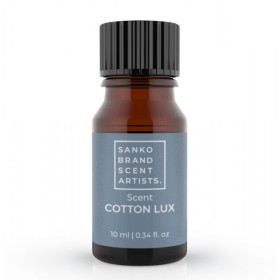 SANKO Cotton Lux Liquid Room Fragrance for Use in Atmospheric Nebulization Diffusers 10ml