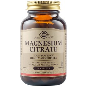 SOLGAR Magnesium Citrate 60 Ταμπλέτες