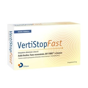 Difass Vertistop Fast για τη Φυσιολογική Λειτουργία του Αιθουσαίου Συστήματος & Αντιμετώπιση της Ναυτίας 20 Κάψουλες Difass Vertistop Fast για τη Φυσιολογική Λειτουργία του Αιθουσαίου Συστήματος & Αντιμετώπιση της Ναυτίας 20 Κάψουλες