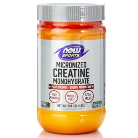 Now Sports Creatine Monogydrate Powder με Κρεατίνη σε Σκόνη για Μείωση της Κόπωσης 500g Now Sports Creatine Monogydrate Powder με Κρεατίνη σε Σκόνη για Μείωση της Κόπωσης 500g