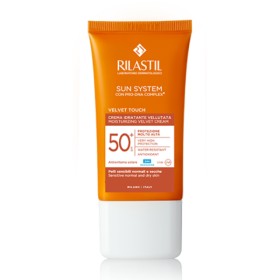 Rilastil Sun System Velvet Cream Spf50+ Αντηλιακή Ενυδατική Κρέμα Προσώπου 50ml