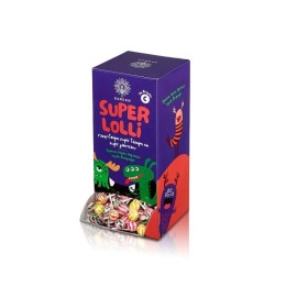 GARDEN Super Lolli Γλειφιτζούρι Χωρίς Ζάχαρη με Βιταμίνη C σε 5 Γεύσεις 1 Τεμάχιο