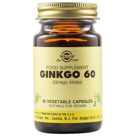 SOLGAR Ginkgo 60 Ginkgo Biloba 60 Herbal Capsules
