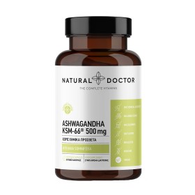 Natural Doctor Ashwagandha KSM-66® 500mg για το Στρες 60 Κάψουλες Natural Doctor Ashwagandha KSM-66® 500mg για το Στρες 60 Κάψουλες