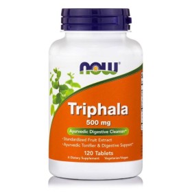 NOW Triphala 500mg Supplement for Good Gut Health 120 Tablets