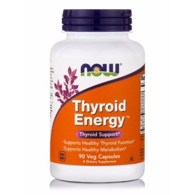 NOW Thyroid Energy Συμπλήρωμα για την Υγεία του Θυροειδούς 90 Φυτικές Κάψουλες