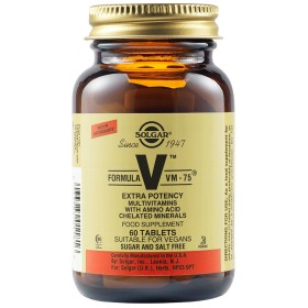 SOLGAR Formula VM 75 Πολυβιταμίνη 60 Ταμπλέτες