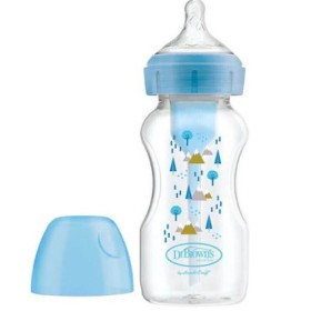 DR BROWNS Baby Bottle Plastic Blue Options+ 270ml 1 Piece [WB 91802]