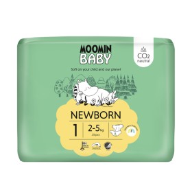 Moomin Baby Βρεφικές Πάνες για Νεογέννητο No1 (2-5kg) 25 Τεμάχια