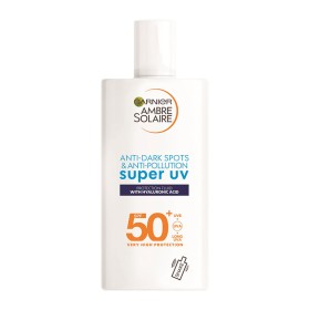 GARNIER Ambre Solaire Anti-Dark Spots & Anti-Pollution Super UV SPF50+ Αντηλιακή Κρέμα Προσώπου κατά της Ρύπανσης & των Κηλίδων 40ml