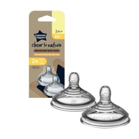 Tommee Tippee Θηλές Σιλικόνης Advanced Anti-Colic Μέτριας Ροής 3m+ 2 Τεμάχια