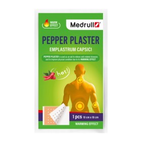 Medrull Pepper Plaster 10x18cm Έμπλαστρο για τον Πόνο 1 Τεμάχιο Medrull Pepper Plaster 10x18cm Έμπλαστρο για τον Πόνο 1 Τεμάχιο