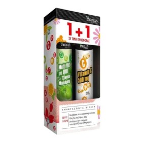 Inoplus Promo Multi Vit Q10 Ginkgo Biloba 20 Αναβράζοντα Δισκία & Vitamin C 500mg 20 Αναβράζοντα Δισκία Inoplus Promo Multi Vit Q10 Ginkgo Biloba 20 Αναβράζοντα Δισκία & Vitamin C 500mg 20 Αναβράζοντα Δισκία