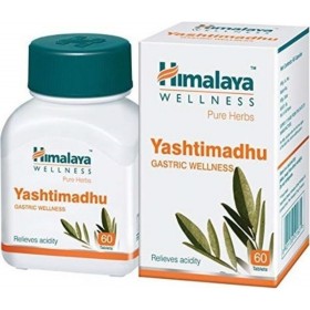 HIMALAYA Yahtimadhu Gastric Wellness Support Gastrointestinal Function 60 Capsules