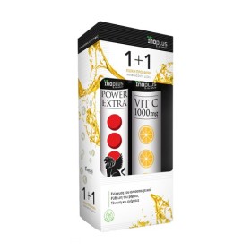 Inoplus Promo Power Extra για Ενέργεια & Τόνωση 20 Αναβράζοντα Δισκία & Vit C 1000mg για Ενίσχυση του Ανοσοποιητικού 20 Αναβράζοντα Δισκία Inoplus Promo Power Extra για Ενέργεια & Τόνωση 20 Αναβράζοντα Δισκία & Vit C 1000mg για Ενίσχυση του Ανοσοποιητικού 20 Αναβράζοντα Δισκία
