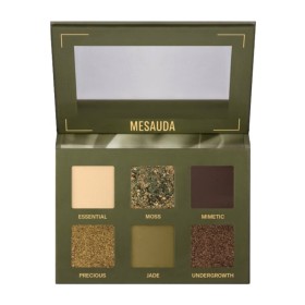 Mesauda Milano Bare Harmony Palette Παλέτα με Σκιές Ματιών σε Στερεή Μορφή 205  Hidden Green 6g