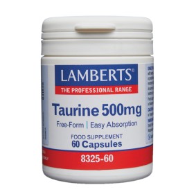 Lamberts Taurine 500mg Συμπλήρωμα με Ταυρίνη 60 Κάψουλες