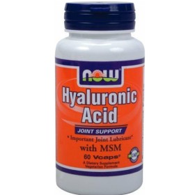 NOW Hyaluronic Acid 50mg Συμπλήρωμα για Υγιή Οστά & Αρθρώσεις 60 Μαλακές Κάψουλες