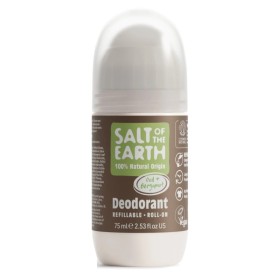 Salt of the Earth Vegan Refillable Roll-On Deodorant  Oud & Bergamot Αποσμητικό Επαναγεμιζόμενο 75ml