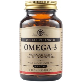 Solgar Omega-3 Double Strength 60 Μαλακές Κάψουλες