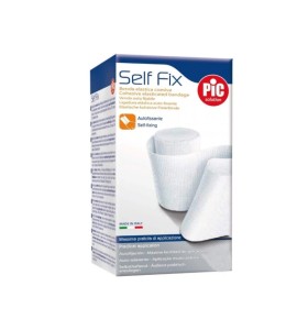 PIC Solution Self Fix Ελαστικός Αυτοσυγκρατούμενος Επίδεσμος 6cmx4m 1 Τεμάχιο