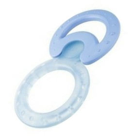 NUK Teething Ring Set Cool 3m+ Blue 1 Piece [10.256.225]