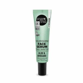 Organic Shop Ορός Προσώπου Θρέψης για Κάθε Επιδερμίδα με Αλόη & Αβοκάντο 30ml