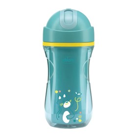 Chicco Sport Εκπαιδευτικό Ποτήρι με Καλαμάκι για 14m+ Τυρκουάζ 260ml