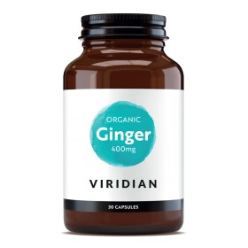 Viridian Organic Ginger 400mg κατά της Ναυτίας 30 Κάψουλες Viridian Organic Ginger 400mg κατά της Ναυτίας 30 Κάψουλες