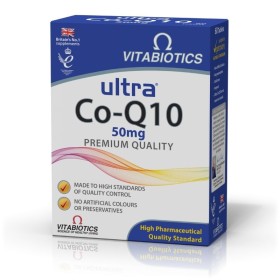 Vitabiotics Ultra Co-Q10 50mg Συμπλήρωμα με Συνένζυμο Q10 60 Δισκία