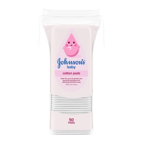 Johnsons Baby Cotton Pads Δίσκοι Βαμβακιού 50 Τεμάχια Johnsons Baby Cotton Pads Δίσκοι Βαμβακιού 50 Τεμάχια