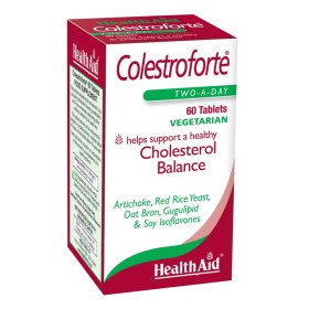 HEALTH AID Colestroforte για Χαμηλή Χοληστερίνη & Τριγλυκερίδια 60 Tαμπλέτε