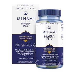 MINAMI  Nutrition MorEPA Plus για την Καλή Λειτουργία της Καρδιάς 60 Κάψουλες