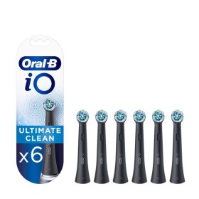 ORAL-B iO Ultimate Clean Aνταλλακτικές Κεφαλές Για Ηλεκτρικές Οδοντόβουρτσες σε Μαύρο Χρώμα 6 Τεμάχια